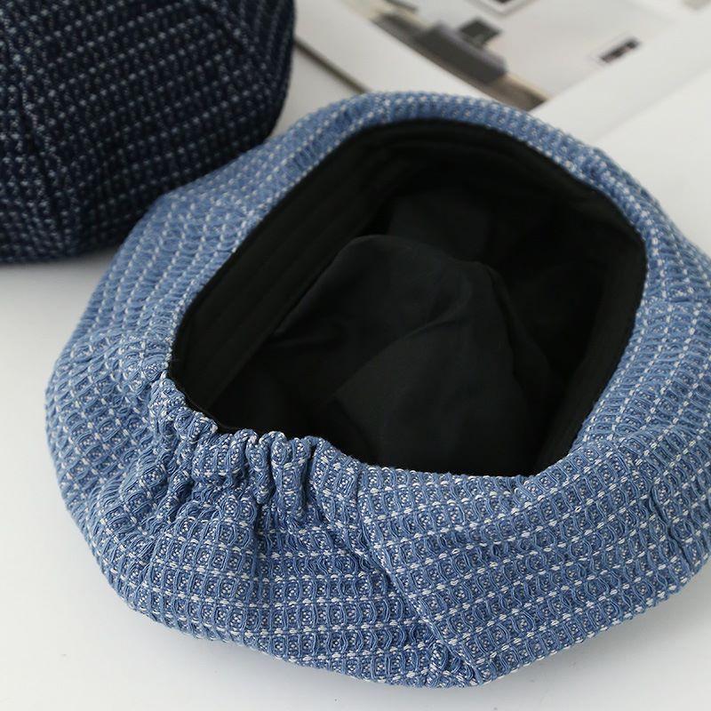 Hat Female Beret Spring and Autumn New Pumpkin Hat Small Octagonal Hat Fashion Bud Painter Hat