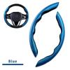Carbon Fiber Look Universal Car Steering Wheel Booster Cover Non-Slip Interior Deocration Cover Accessories