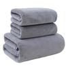 3Pcs/Set Bath Towel Coral Velvet Highly Absorbent Towels Soft Quick Drying Bath Towel Set for Bathroom Gym SPA Home Travel Hotel Kitchen
