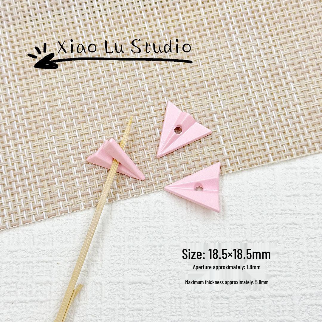 3D Macaron Baked Paint Alloy DIY Beaded Keychain & Bracelet Jewelry Accessories Single Item Price
