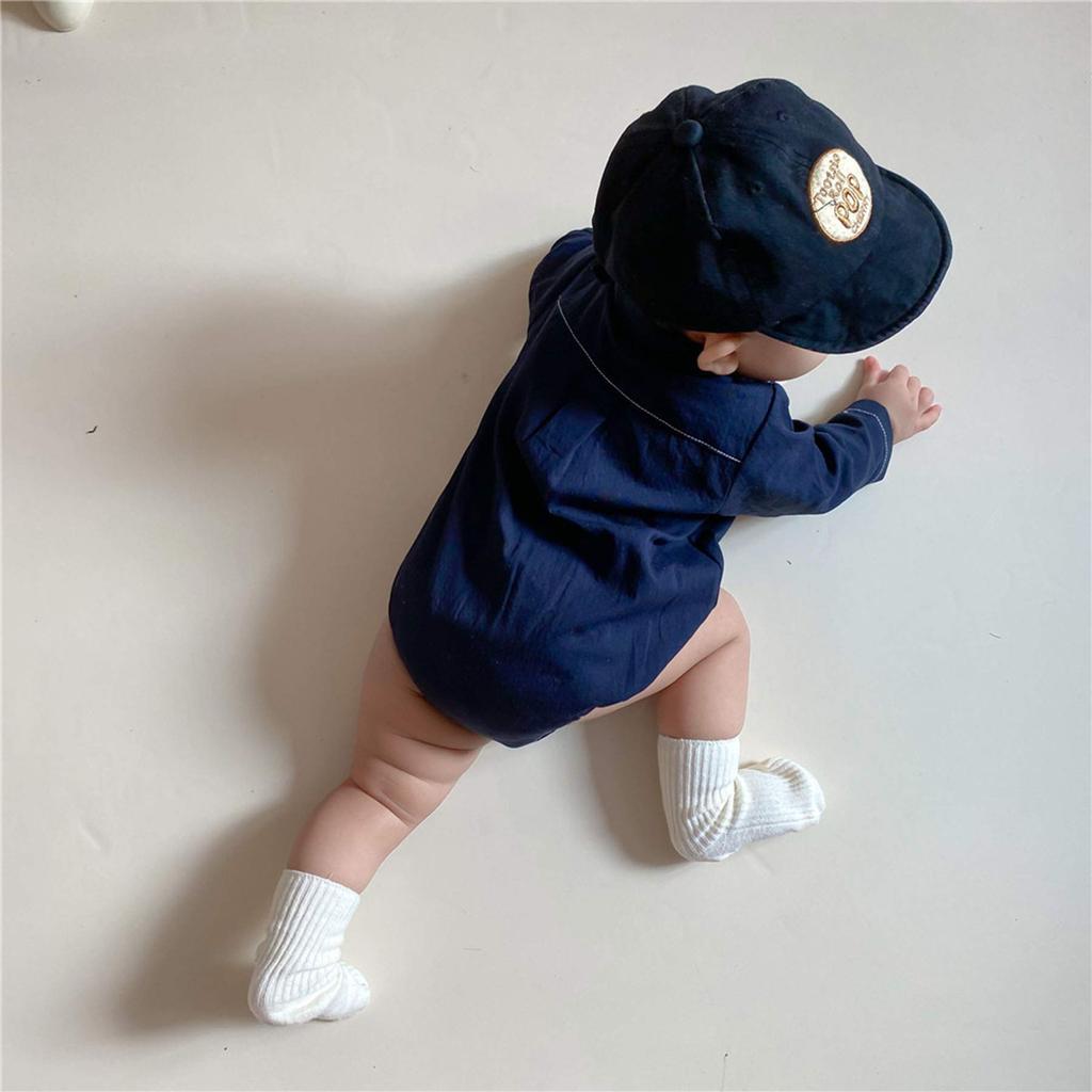 SLINX Romper Long Sleeve Denim Shirt with Bow Formal Baby Clothes for Girls and Baby Shower KW04 Boys' Coverall, Tie, Boys, Gift, Children's Gift,
