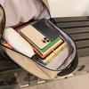 High-value retro tooling trendy and cool backpack for junior high school students, casual, simple, lightweight and large-capacity backpack.