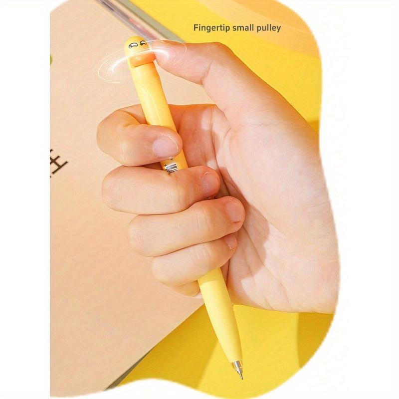 Duck Pens Fingertip Small Pulley Roller Skating 0.5mm Ballpoint Black Color Gel Ink For Writing Office School Back To School