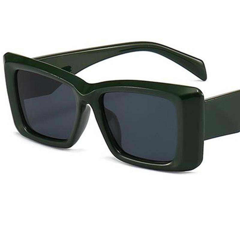 Fashion Sun Glasses Women Anti-UV Spectacles Jelly Color Eyeglasses Retro Small Frame Google Rectangle Sunglasses