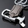 Robuster Multifunktions-Schlüsselanhänger Karabiner Clip Flaschenöffner Fidget Spinner Messer Zink