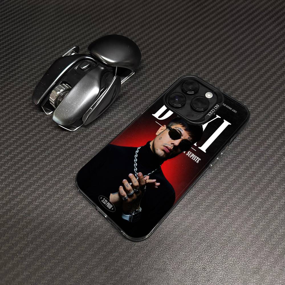 Fashion Rapper DUKI Phone Case Color Silver Shell For LPhone 17 16 16e 15 14 13 12 11 Pro Max Plus