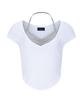 Peullijeunopallou Zeline Layered Short Sleeve Top (White)