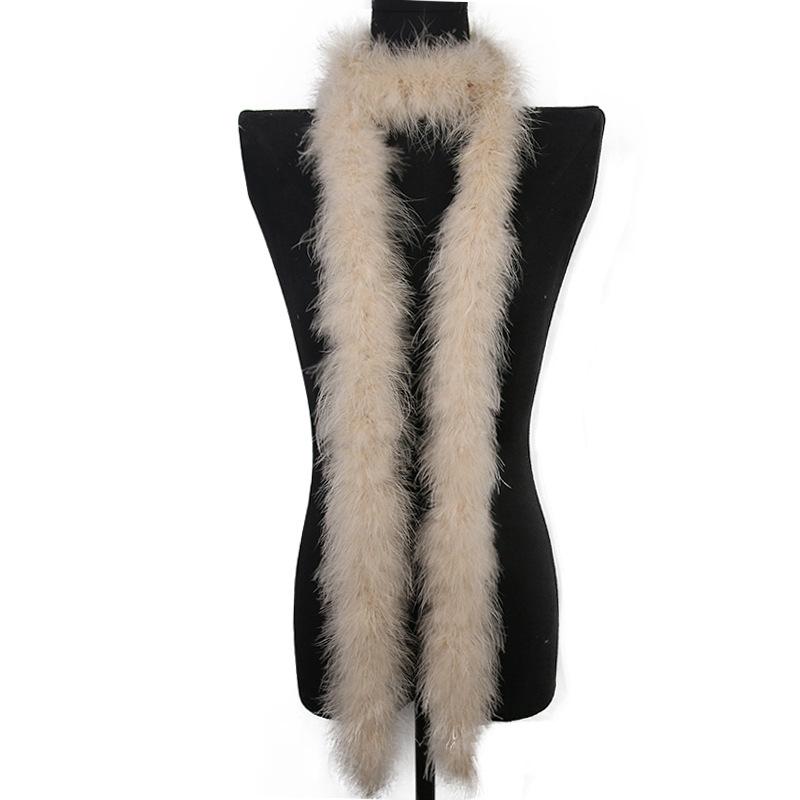Thickened Encrypted Large Turkey Feather Strips Colored Top Scarves Stage Performance Costume Accessories
