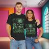 Skulls and Roses Cotton Tee T Shirt Unisex Graphic Shirt
