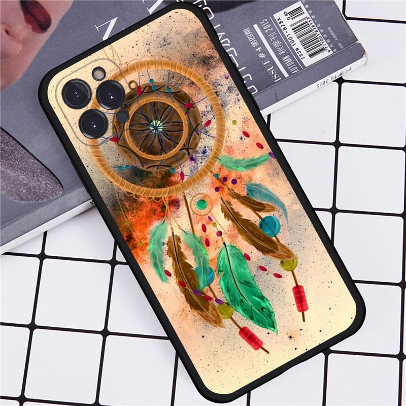 Dreamcatcher Phone Case For iPhone 14 11 12 13 Mini Pro Max 8 7 6 6S Plus X SE 2020 XR XS Funda Case