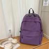 Schoolbag Backpack Simple Alphabet School Bag New Backpack Campus Versatile Large Capacity High School College Student Commuter