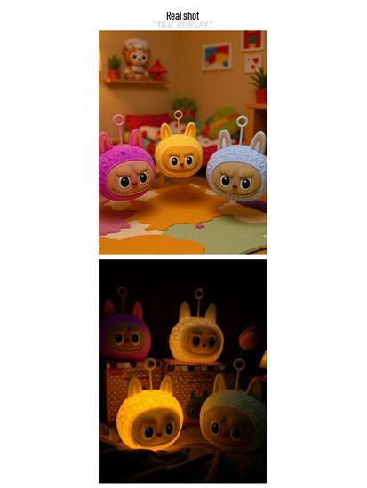 Egg Party Rechargeable LED Night Light - Children's Bedside Atmosphere Lamp