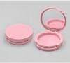 59mm Universal Empty Compact with Mirror, Single Layer Case for False Lashes or Powder Foundation, Refillable