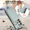 Crossbody portemonneehoesje voor Samsung Galaxy S25 Edge S25 S24 Ultra S24 FE, Portemonnee met ritssluiting Fliphoes met kaartsleuven Riem Kickstand