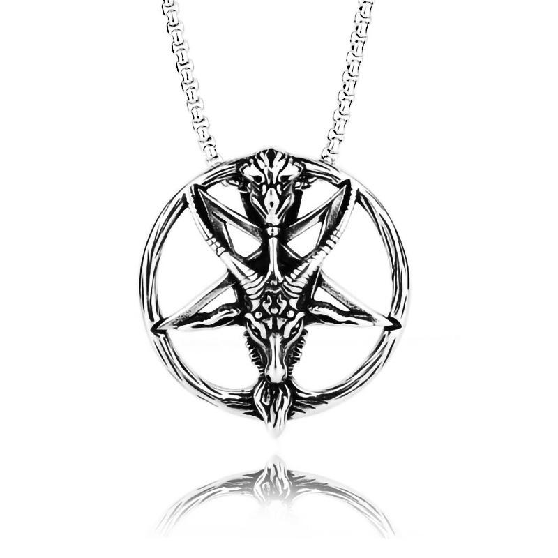 Vintage Viking Compass Pendant Necklace Men Fashion Metal Charm Gift Jewelry Accessory