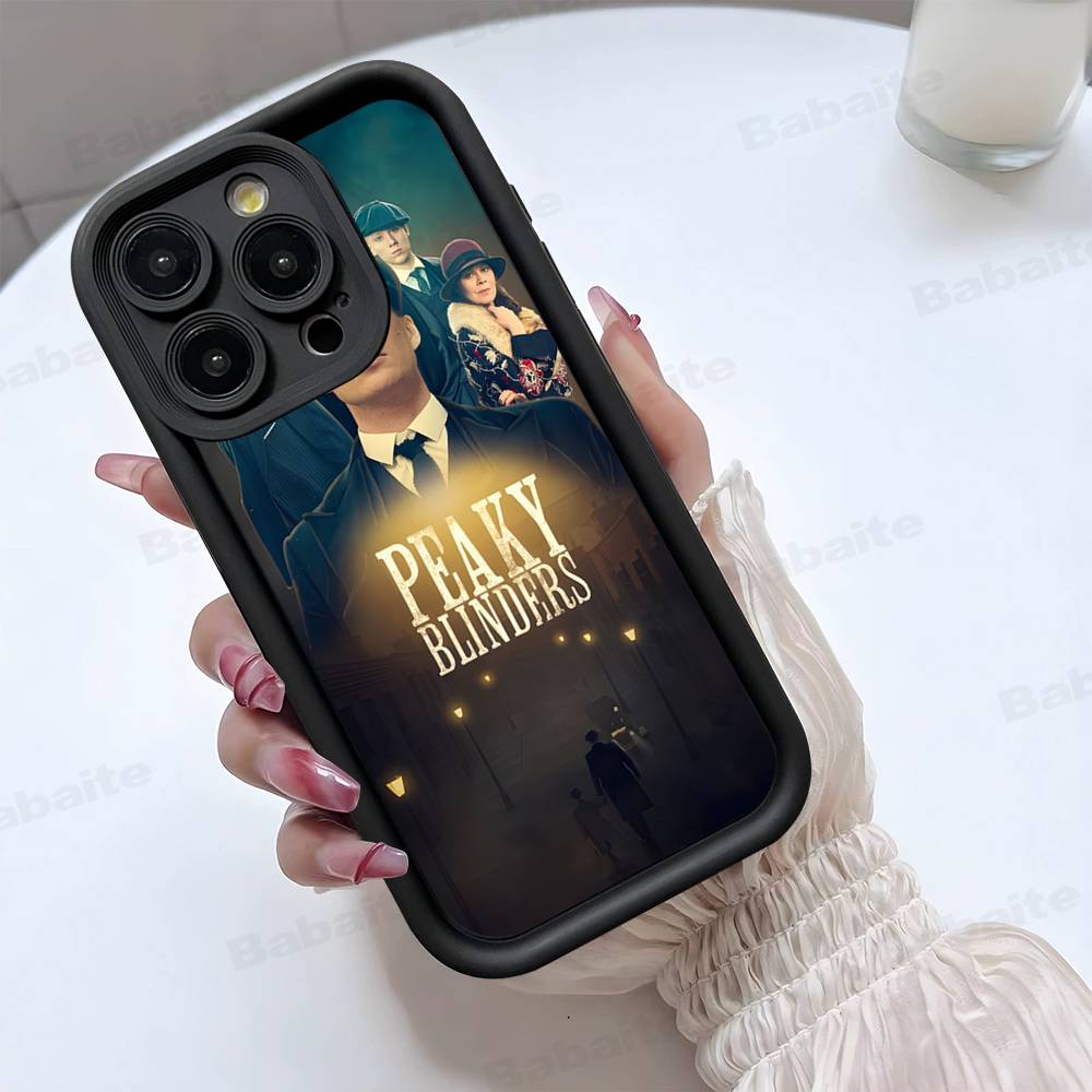 Movie P-Peaky-S B-Blinders Phone Case For IPhone 17 16 15 13 11 12 14 Pro Max Plus Silicone Cover Shell