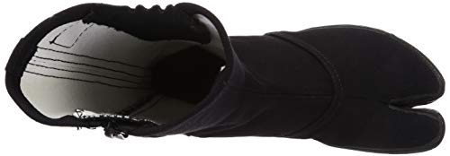 Soukaido Herren Twin Hooves Leichte Tabi Arbeitsstiefel, Schwarz