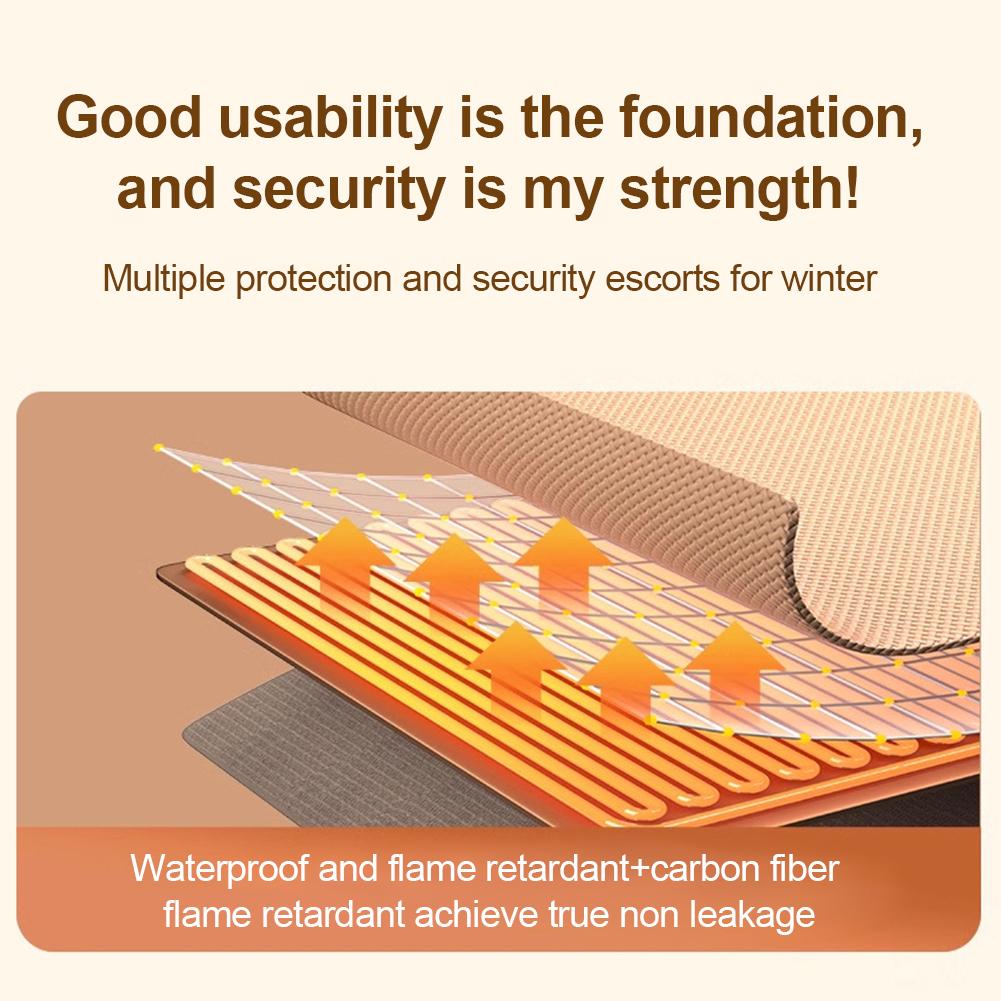 5V USB Electric Heated Blanket Shawl 3 Heating Levels Fleece Heated Blanket Portable Body Warmer Blanket Quickly Heated Cape Pad