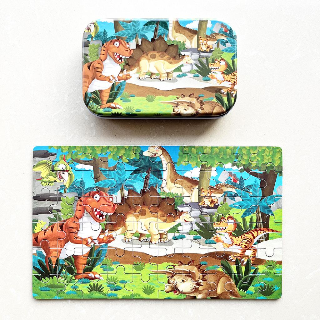 1pc 60piece Jigsaw Puzzle for Kids Educational Toys Children Cartoon Animal Puzzles Intellectual Development Montessori Games