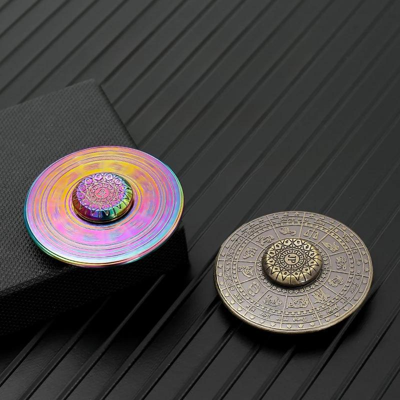 UFO Hand Fidget Spinner EDC Metal Spinning Top Tip Gyro Stress Relief Toy Gyro Relieve Anxiety Stress Antistresse ADHD Children