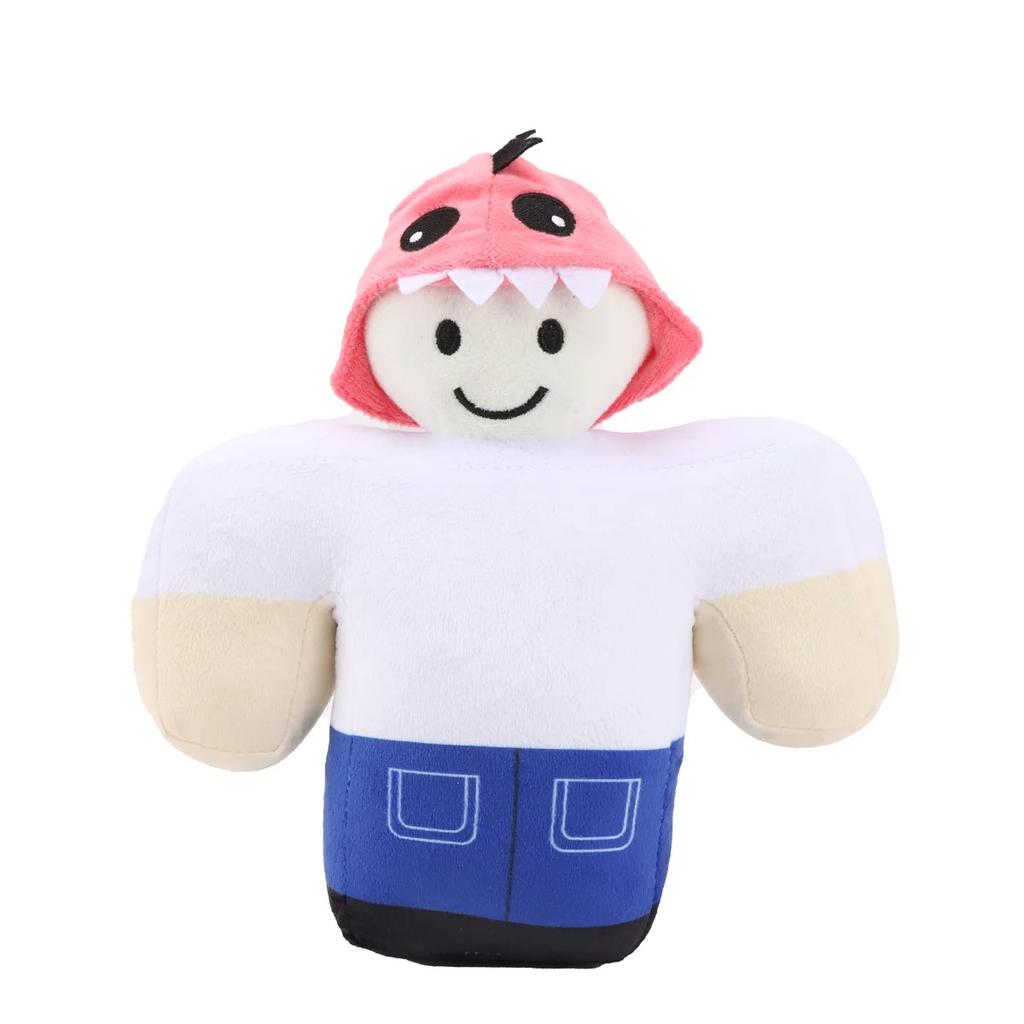 Kawai Rubare Un Cervello Sammy Jandel Peluche Anime Gioco Peluche Carino Uomo Quadrato con Cappuccio Regalo di Compleanno Natale per Bambini e Fan