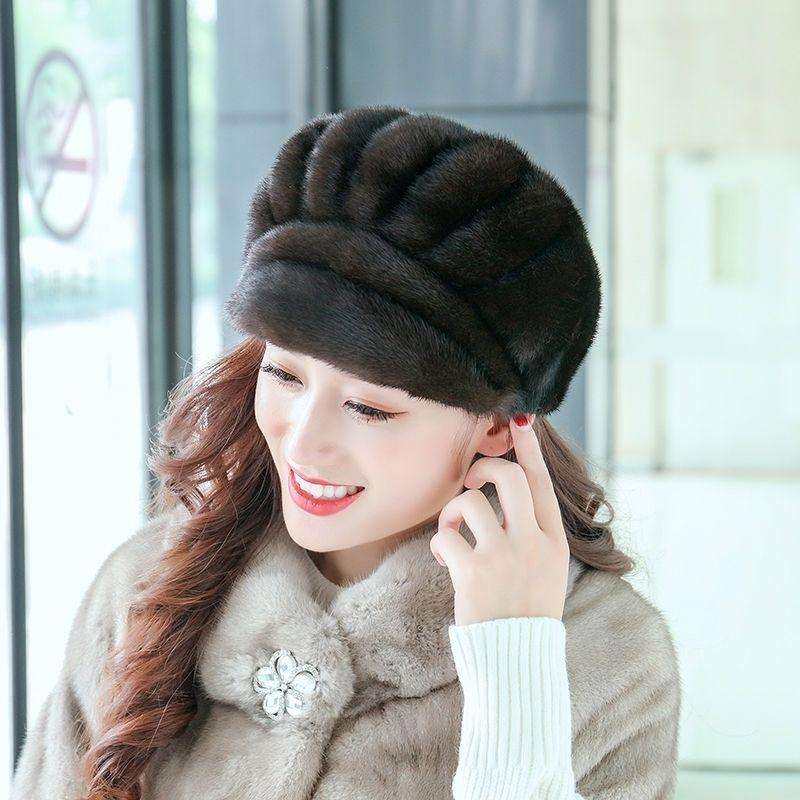 Women's Winter Hat Thickened Warm Ear-protecting Fashionable High-end Luxury Beanie