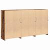 LED Sideboard Reclaimed Wood Style 181.5 x 37 x 100 cm Particleboard