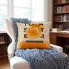 CreativeIdea Toast Cushion Cover Anti-Dust Mite Short Plush Pillowcase - Invisible Zipper Silky Soft Sofa Cushion Cover