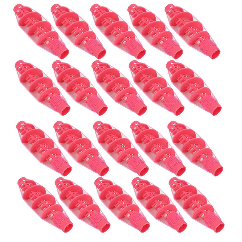 20 PCS Hair Rollers Reusable Spiral Rollers Hairdressing Curling Styling Tool for Girls