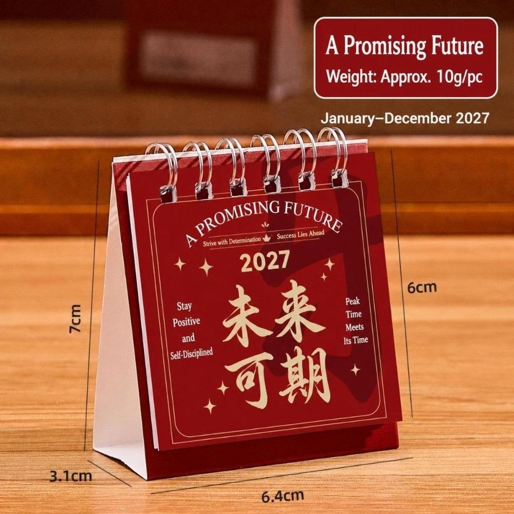 2027 Desktop Calendar Mini Memo Planner Durable Desk Calendar  Tabletop