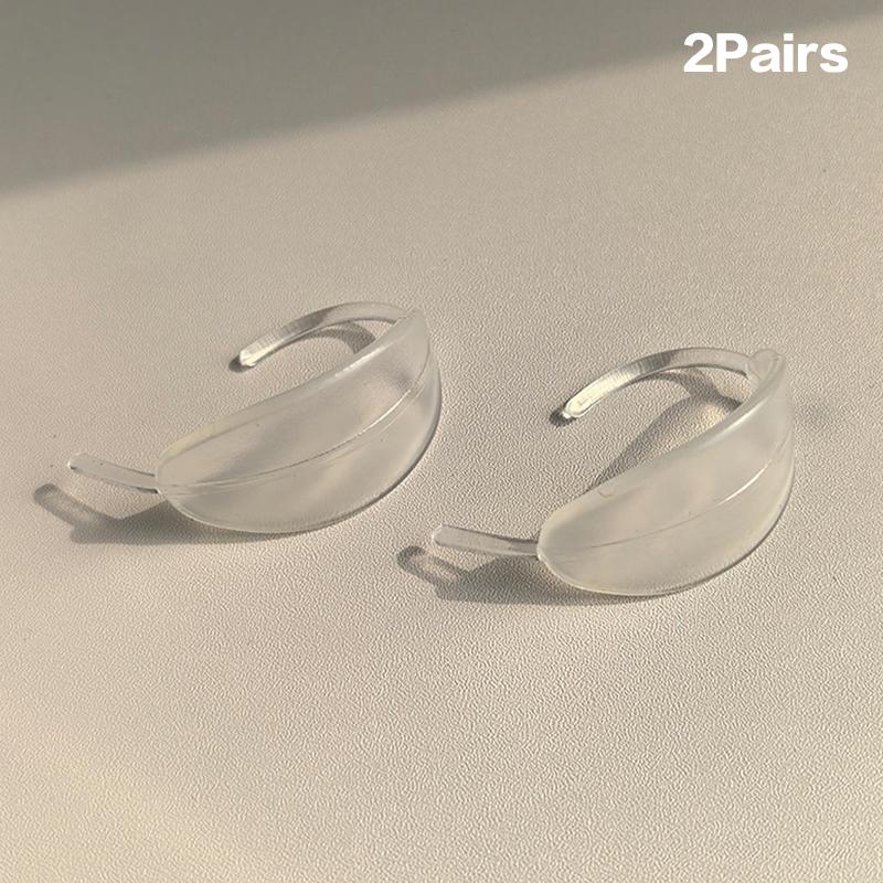 

2 пары Elf Ear Hook V-Face Носимая подставка для ушей Многоразовая сильная поддержка Фиксированные невидимые серьги Выступающая выдающаяся коррекция прозрачный