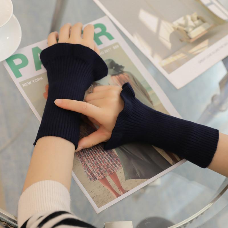 Gestrickte Fake-Ärmel Damen Für Pullover Dekorative Fake-Manschetten Ärmel Hochzeit Schlagvolants Warmes Handgelenk Falsche Ärmel