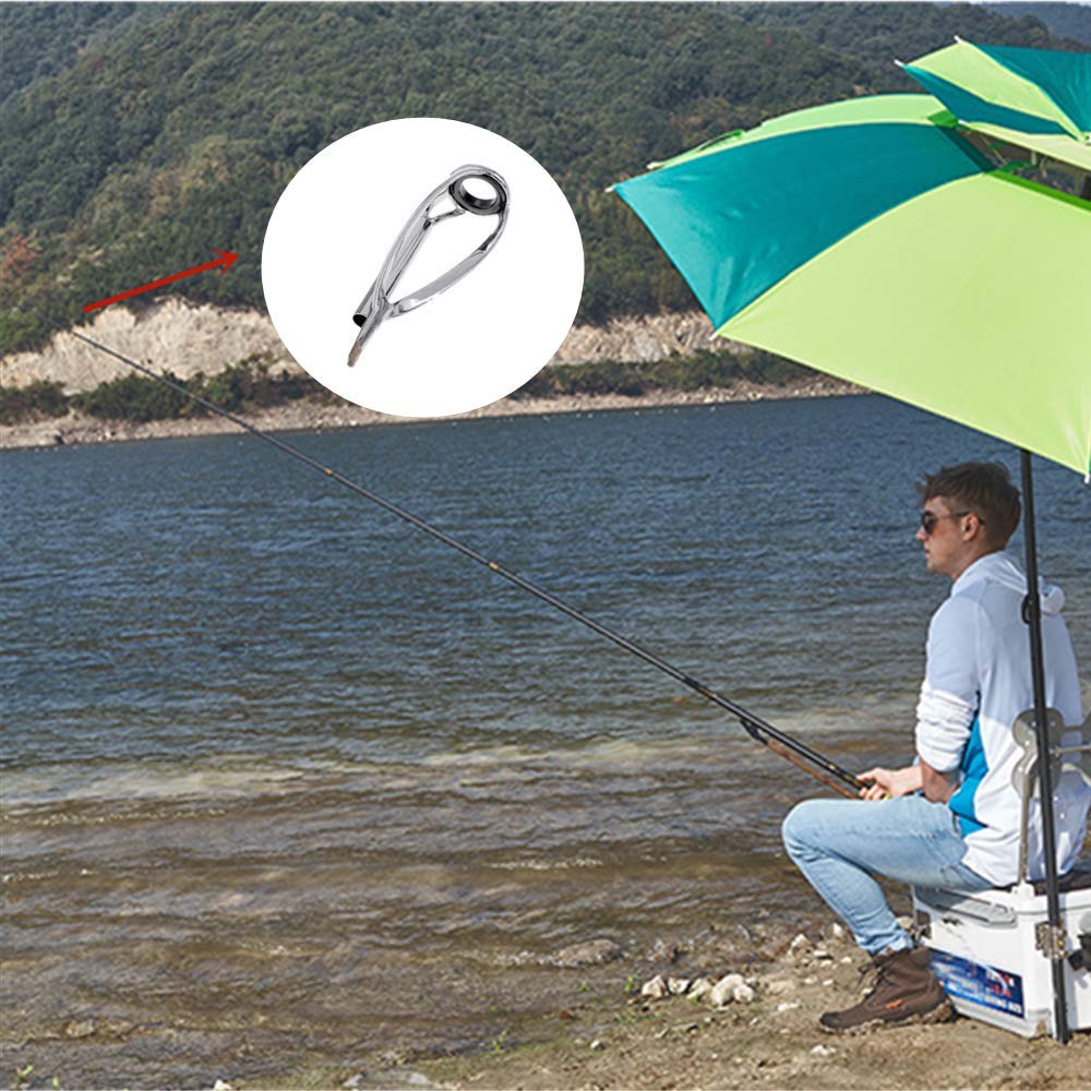 LNJLQW 10-piece set fishing line rod fishing rod line guide