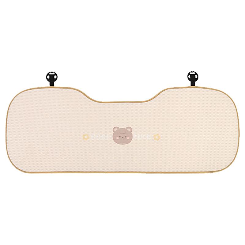Cute Car Seat Cushion Summer Breathable Honeycomb Car Seat Cushion Cartoon Bear Four Seasons Universal Seat Cover