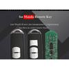 Jingyuqin 433Mhz ID49 2/3 Buttons Smart Key Fit for MAZDA CX-3 Axela CX-5 Atenza Model SKE13E-01 SKE13E-02 Car Remote Control