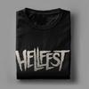 HellFests Best Calm Enjoy T-Shirts Men Heavy Metal Music Festival Casual Cotton Tee Crew Neck Short Sleeve T Shirt Clothing
