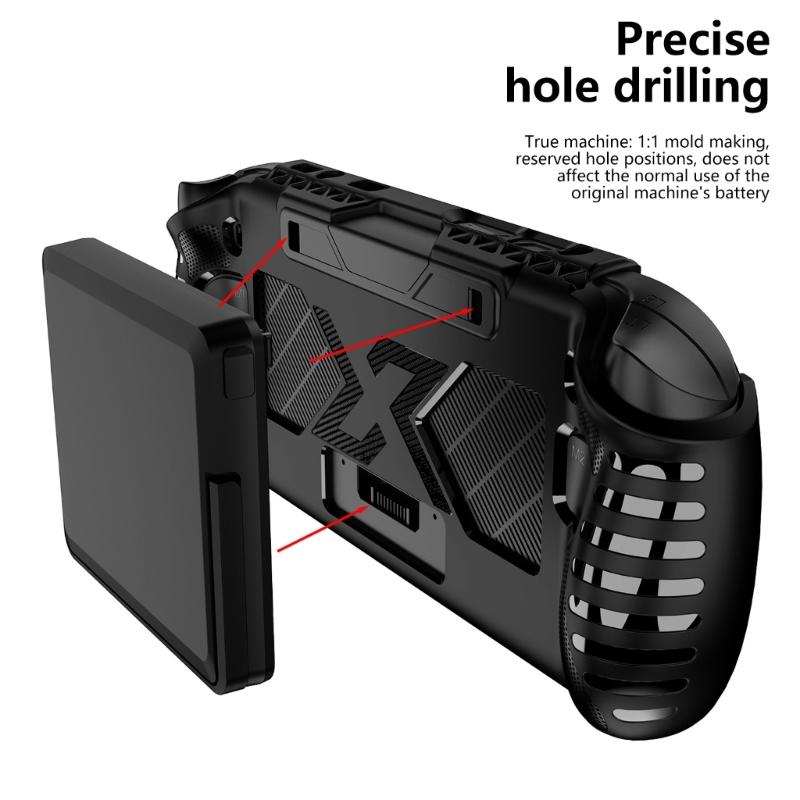 Reisefreundliche flexible TPU-Stoßdämpfende Hülle Anti-Drop-Sleeve Wasserbeständige Abdeckung Gehäuse für Spielekonsole