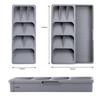 Retractable Kitchen Drawer Cutlery Storage Tray Knife Block Holder Multipurpose Spoon Forks Tableware Spice Bottle Organizer Box