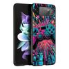 Technology Game Console Hard PC Phone Case For Samsung Galaxy Z Flip 7 6 5 4 Black Cover For Galaxy Z Flip 3 Foldable Shell Bags