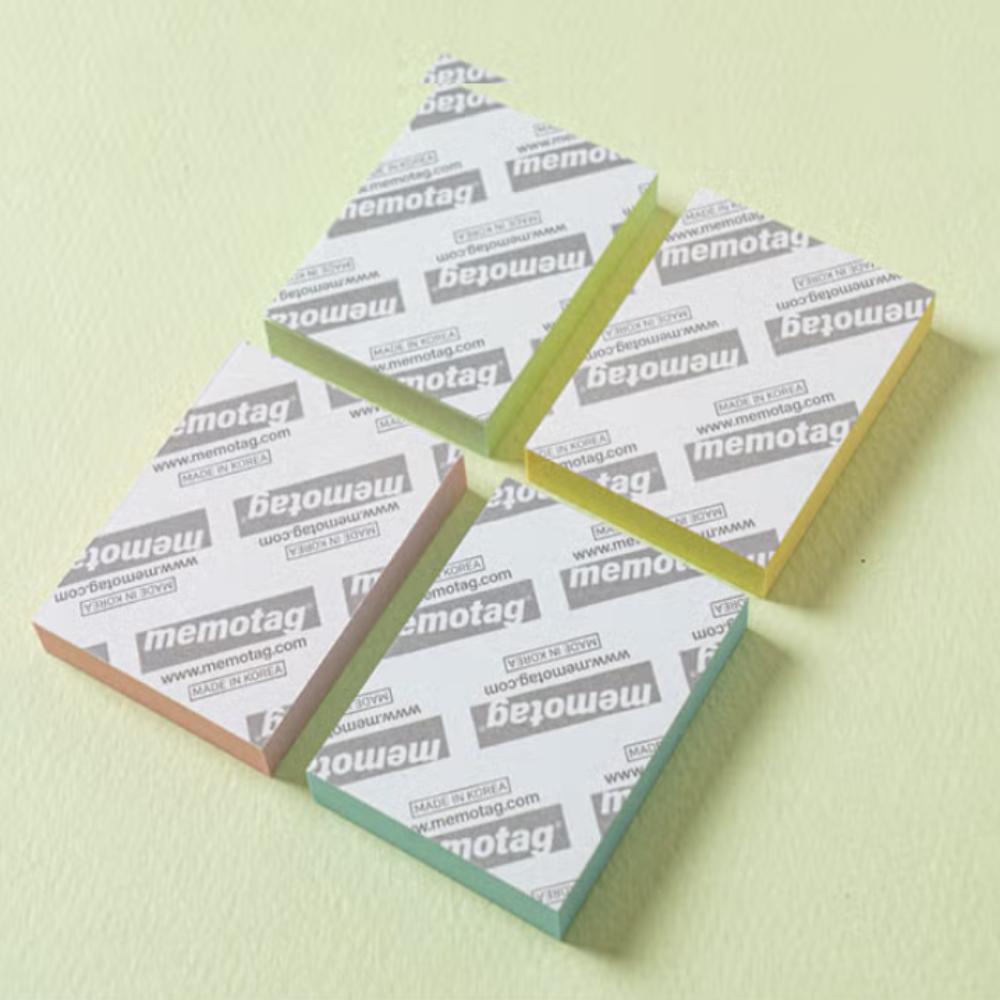 MemoTag Pastel Sticky Notes 38 X 50mm, 320 Sheets