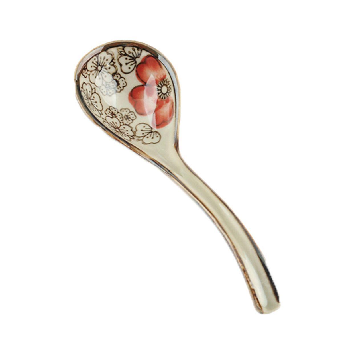 

Детская посуда для смешивания, посуда в японском стиле, ложки для еды супа, столовая посуда, кухонная утварь, столовые приборы C