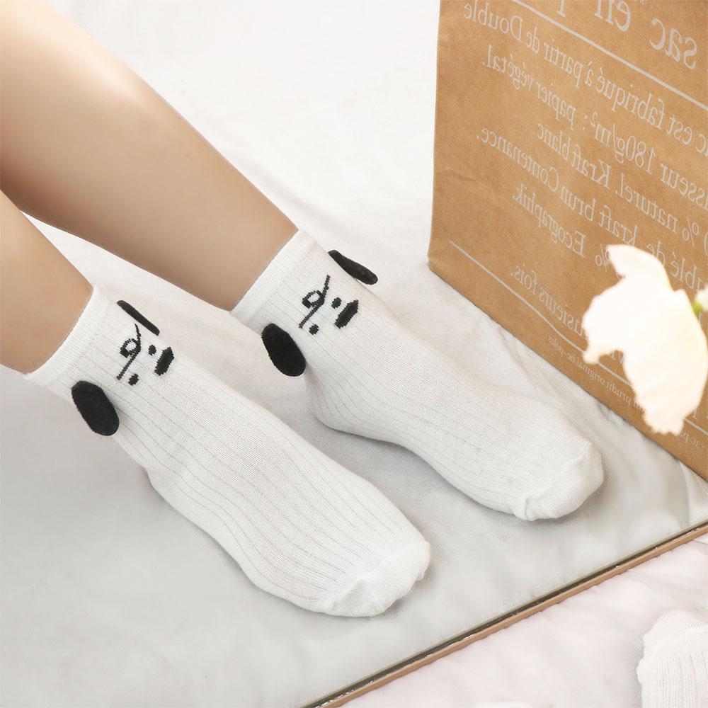 

Knitted Dog Ears White Socks 3D Doll Knitted Socks Funny Puppy Socks Children