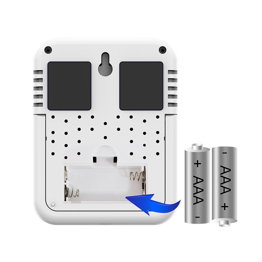 

1pc wireless indoor and outdoor digital temperature/humidity meter, can be hung/erected, easy to place, suitable for home use