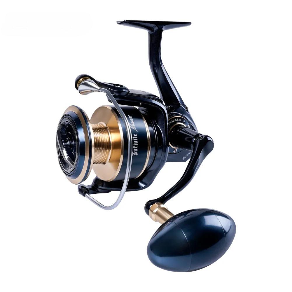 

Spinning Reels for Sea Fishing Have A Higher Speed Than All-metal Boat Fishing Reels Max Drag 20kg Full Metal Body Saltwater Fishing Reels Lure Reel 5000 Series