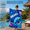 Cartoon Hawaii Artwork Printed Microfiber Beach Towel, Soft And Absorbent, Quick-Dry, Ideal for Summer Travel, Beach Essential, Swimming Pool