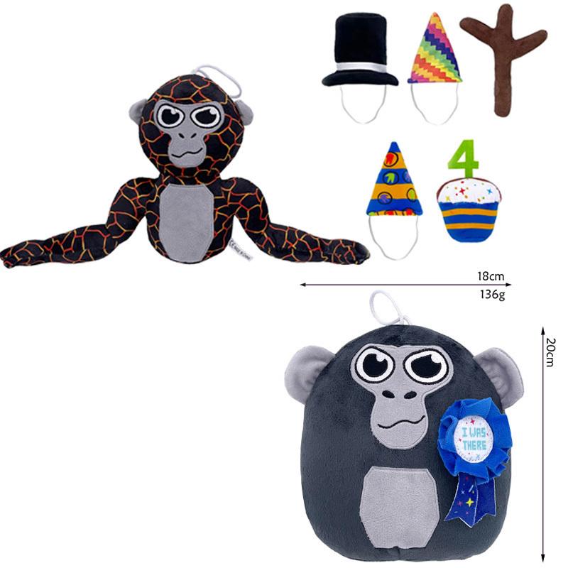 2025 Gorilla Tag Monke Pluș Joc Cartoon Doughboi Plușie Drăguț Pernă Umplută Moale Decor de Cameră Păpușă Jucărie Kawaii Cadou pentru Copii