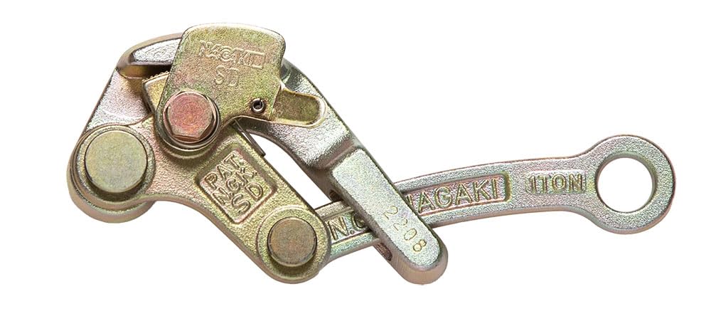 

NAGAKI (Nagaki Seiki) Wire Grabber (Camller) 10kN (1000kgf) 23-1 SD Camler with Safety Cover