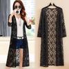 Women's Breathable Casual Thin Cardigan Plus Size Long Jacket