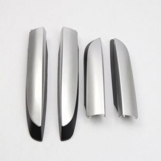 4PCS Replace For Toyota RAV4 XA40 2013-2018 Bar End Cover Shell Silver Roof Rack