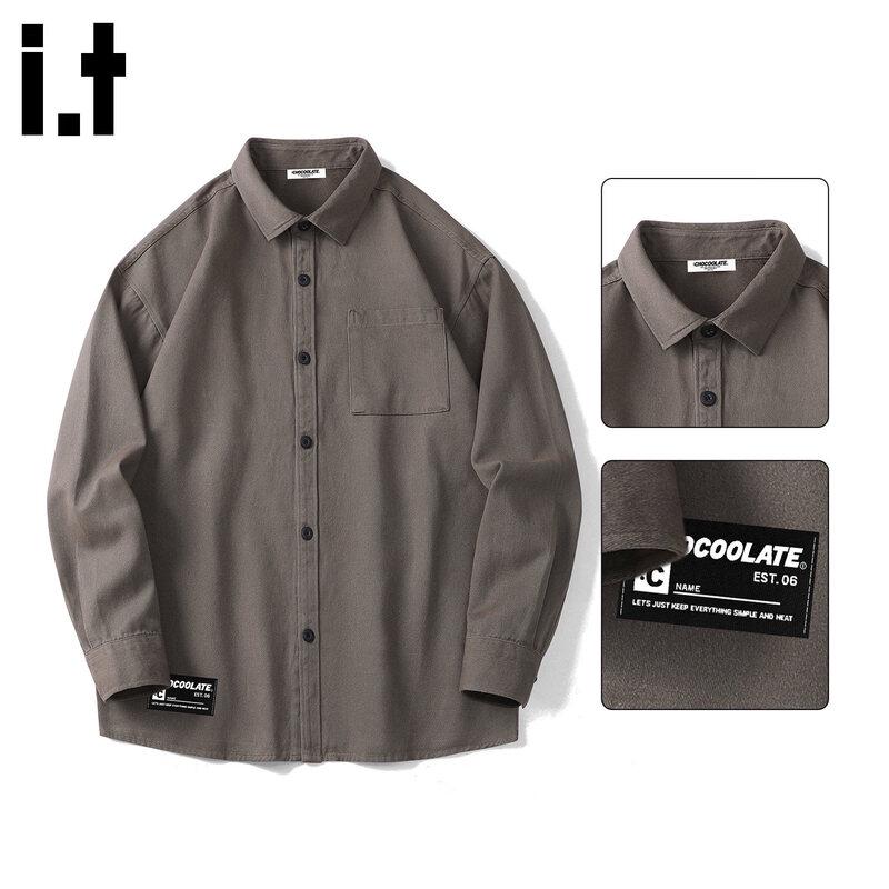 

CHOCOOLATEit Men s Cotton Long-Sleeve Casual Shirt L
